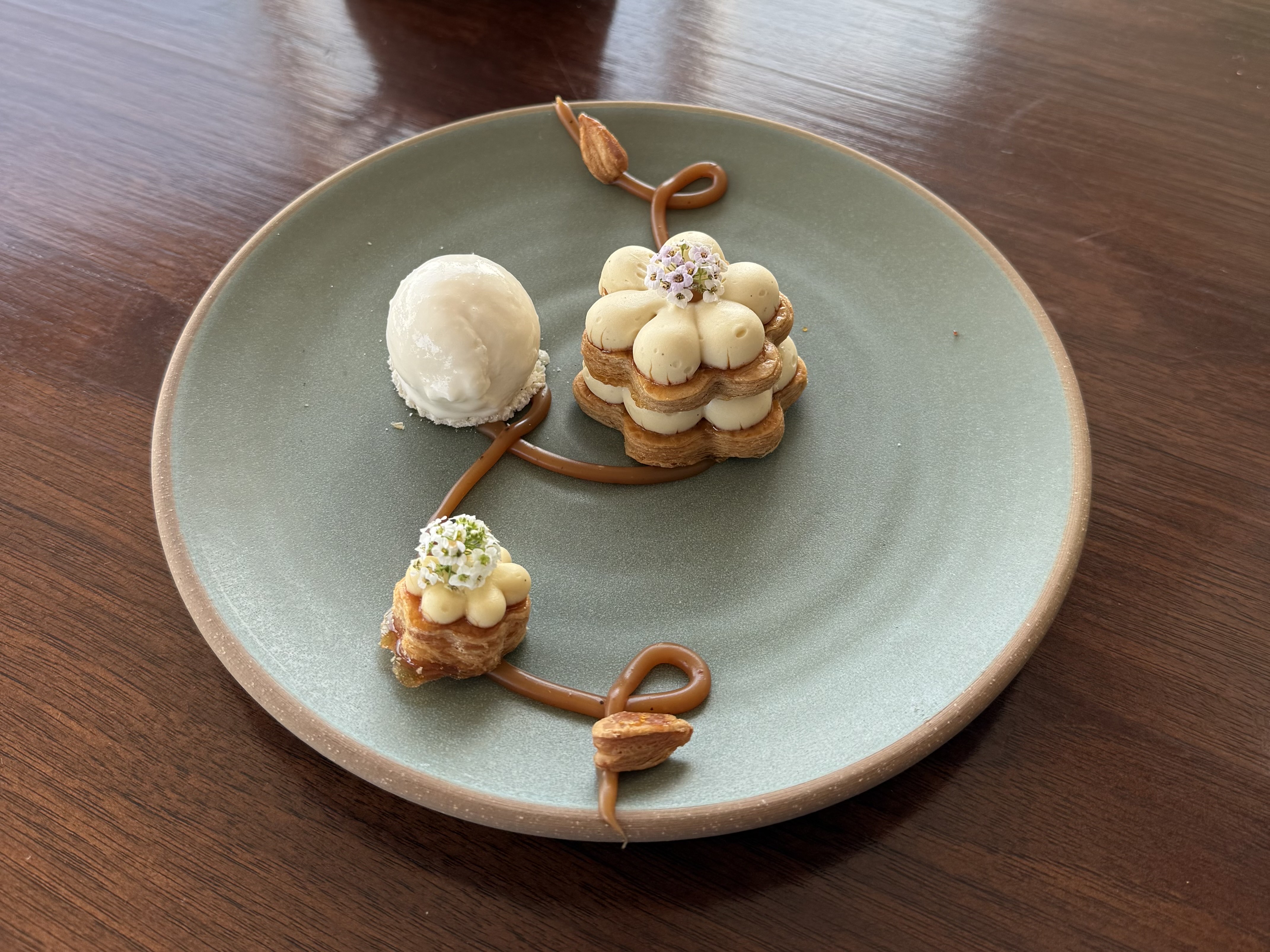 トーステッドライスミルフィーユ at Manhatta, NYC